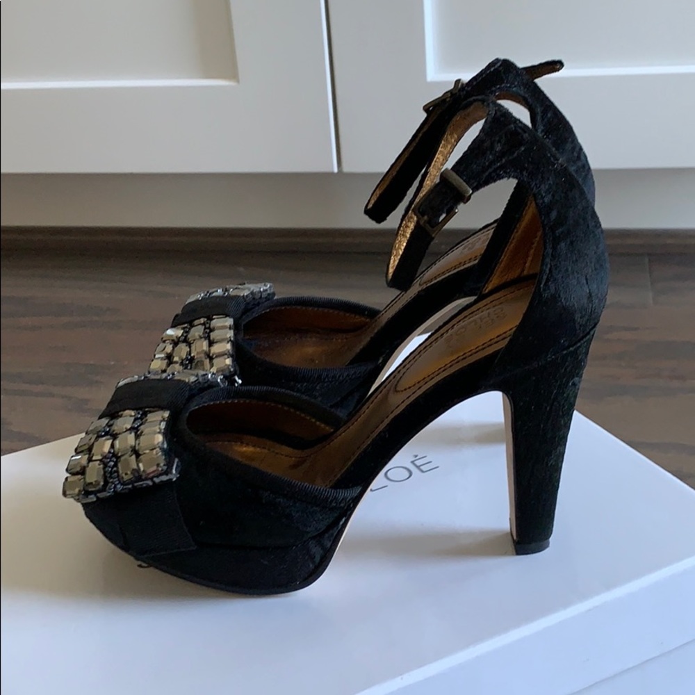 See by Chloe Velvet Sandals